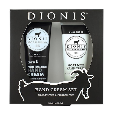 Dionis Dionis Goat Milk Fresh & Unscented Scent Hand Cream Gift Set 1 oz 2 pk C33530-2